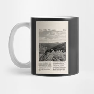 Blue Ridge Mountains Vintage Encyclopedia Page Mug